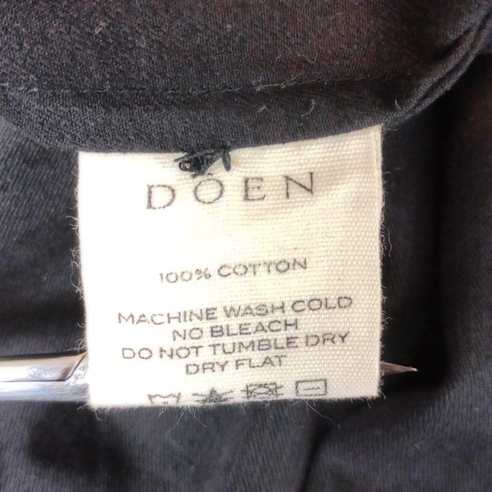 Doen Black High-Waist Pleated Trousers reposh - Picture 13 of 14
